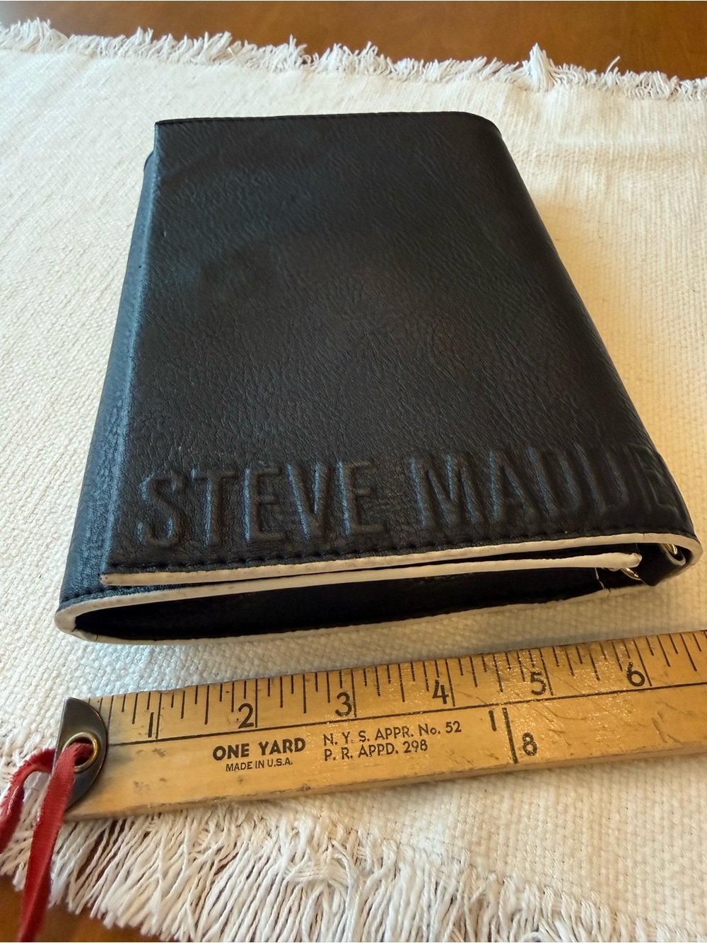 Steve Madden Black Chain Crossbody Bag